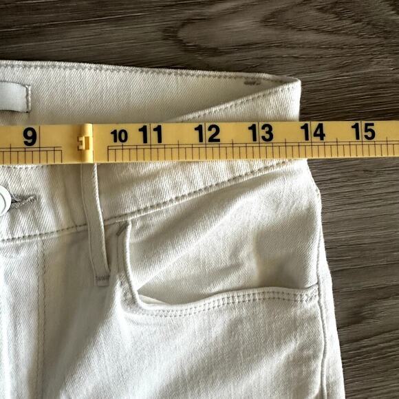 Joe’s Jeans Women’s White High Rise Skinny Ankle Jeans Size 28 x 28 - Picture 7 of 9